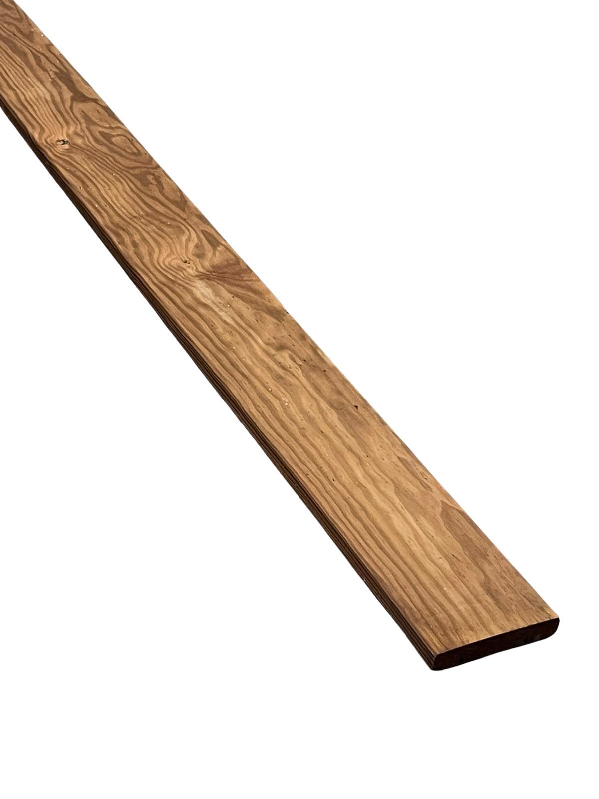 Lame Terrasse Pin Maritime Aboutée Petits Nœuds Lisse 2 faces 27x145x3000 mm Classe 4 Brun