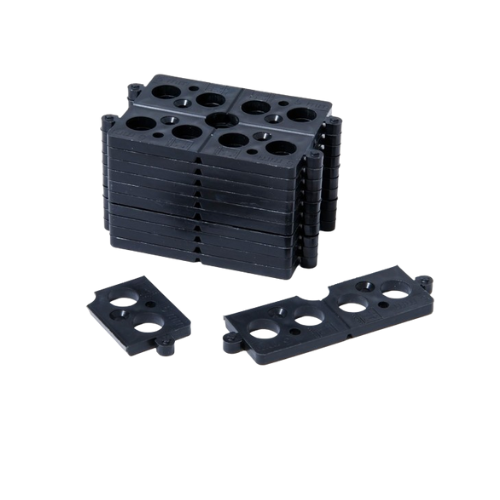 Cales Plates Universelles 05x60x80 mm Noir Sachet 40 pièces