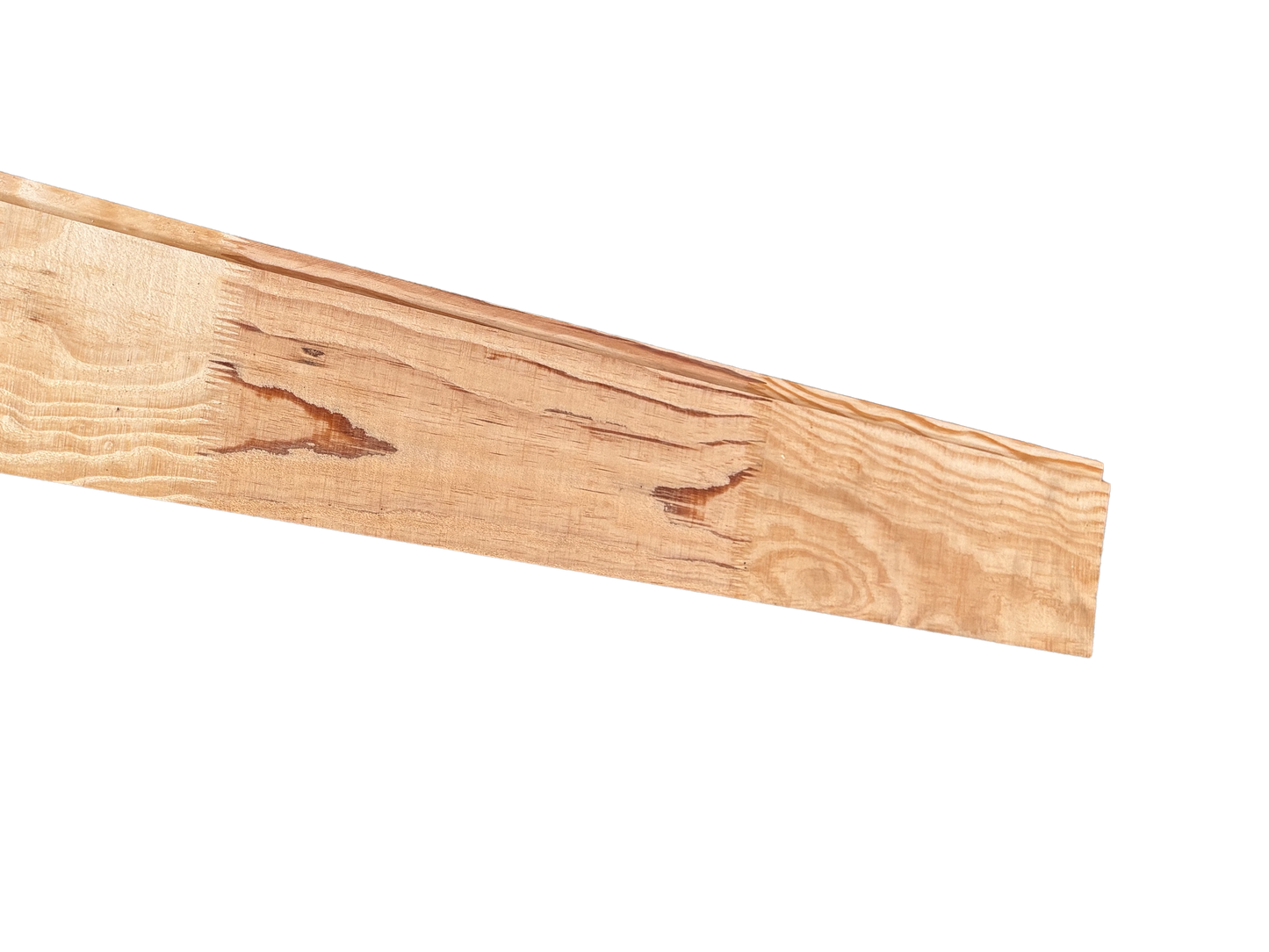 Volige Feuillurée Pin Maritime Abouté Petits Nœuds 13x145x3000 mm 1 Face Rabotée Choix B