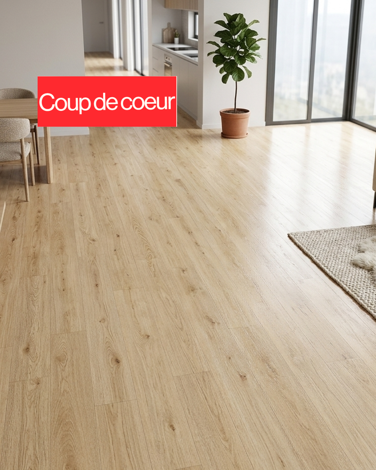 Parquet contrecollé Chêne 220 x 14 Finition Vernis
