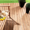 Lame Terrasse Pin Maritime 2 faces 22x120x2400 mm Classe 4 Brun