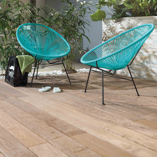 Lame Terrasse Pin Maritime 27x145x2400 mm Classe 4 Brun