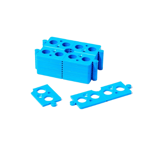 Cales Plates Universelles 03x60x80 mm Bleu Sachet 40 pièces