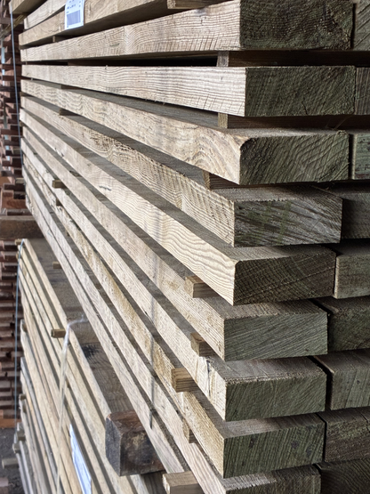 Lambourde Brute Pin Maritime brute 105 x 40 x 2400 mm Classe 4 Vert
