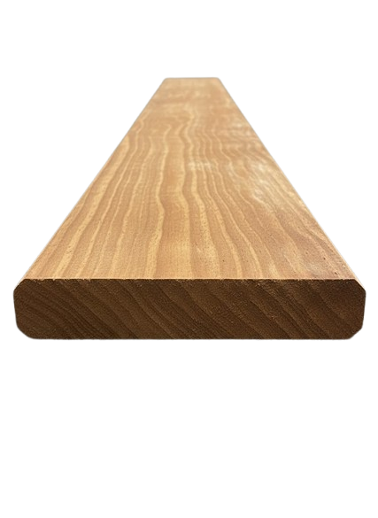 Lame Terrasse Pin Maritime Choix C Lisse sur 2 faces 27x145x2400 mm Classe 4 Brun