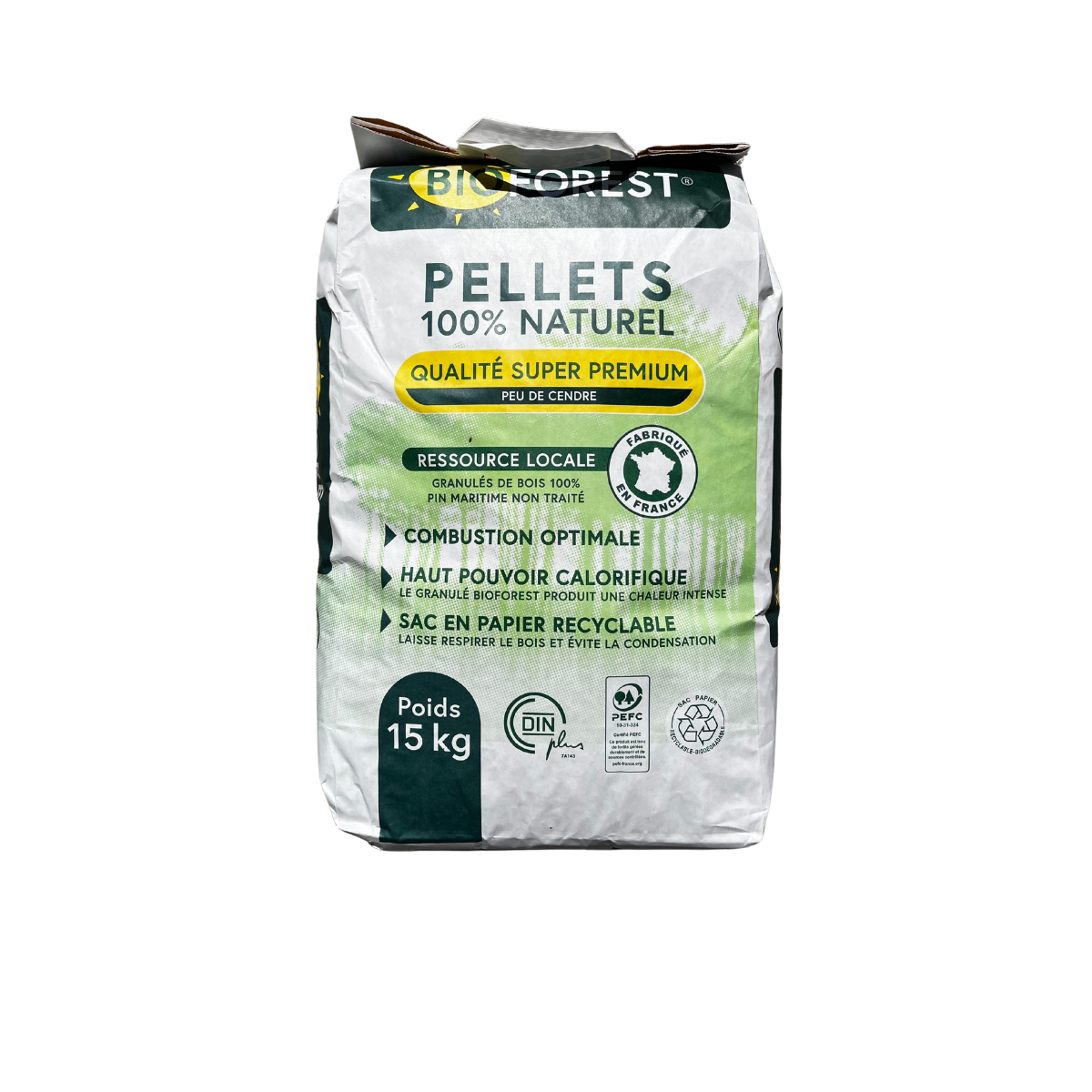 Pellets Bioforest Gamm Vert Prix