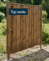 Volige Multi-Usages Pin Maritime 27x220x2450 mm Classe 4 Brun