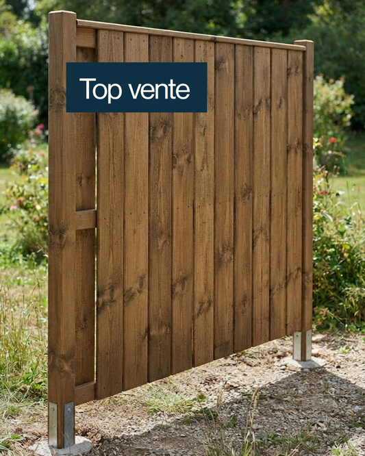 Volige Multi-Usages Pin Maritime 27x220x2450 mm Classe 4 Brun