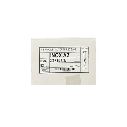 Vis Inox 3.2x60 Boite de 200 pièces