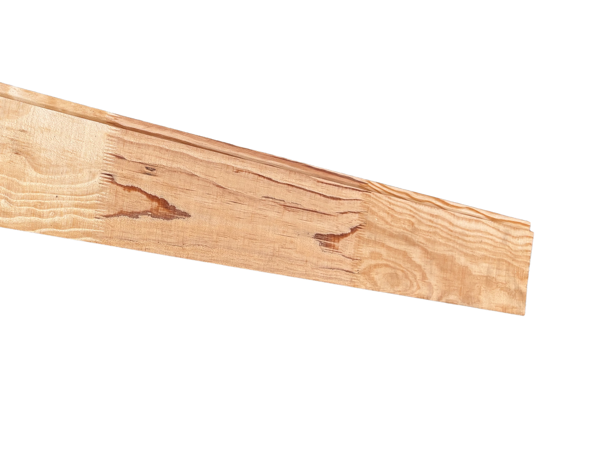 Volige Feuillurée Pin Maritime Abouté Petits Nœuds 13x145x3000 mm 1 Face Rabotée Choix B