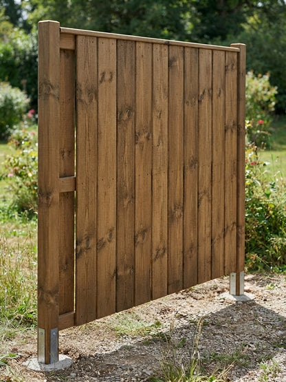 Volige Multi-Usages Pin Maritime 27x220x2450 mm Classe 4 Brun