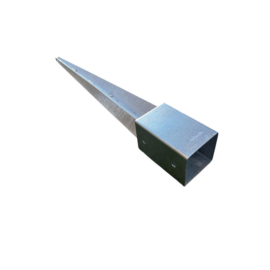 Ancre à Enfoncer en acier galvanisé 91x91x750 mm