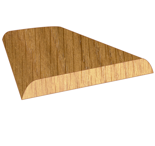 Champlat Chêne  2 arrondis 05x27x2400 mm