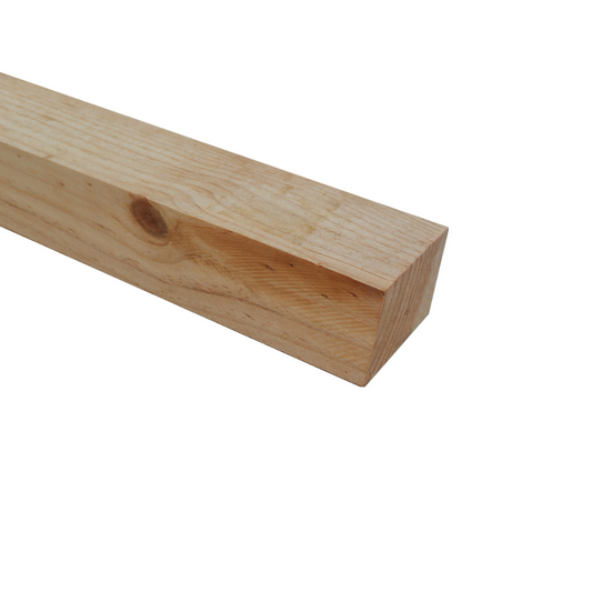 Lot de 2 lattes Brutes Pin Maritime 40x60x2000 mm