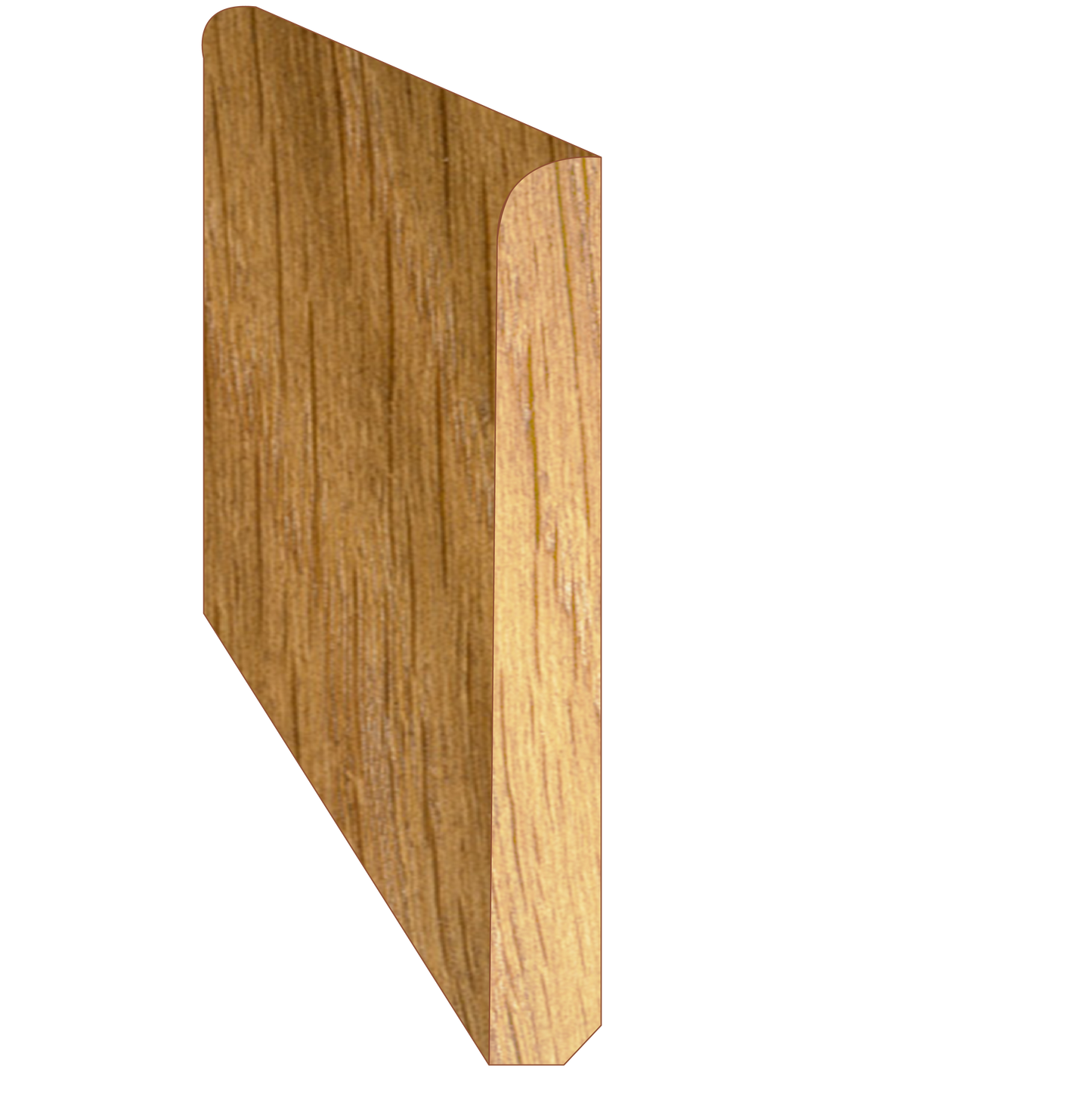 Plinthe Décorative Chêne Arrondie Rabotée 12x99x2400 mm