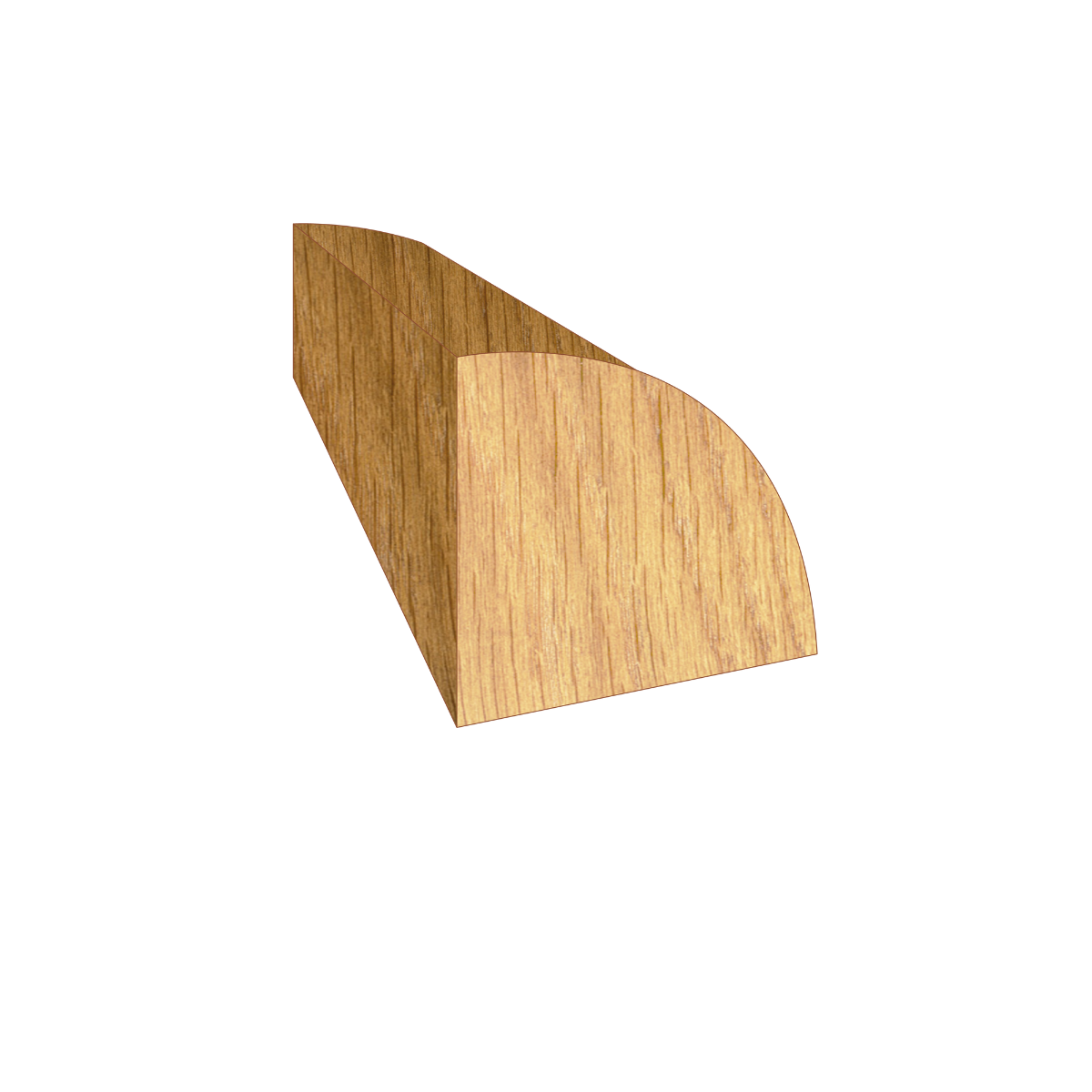 Quart de Rond Chêne 14x14x2400 mm